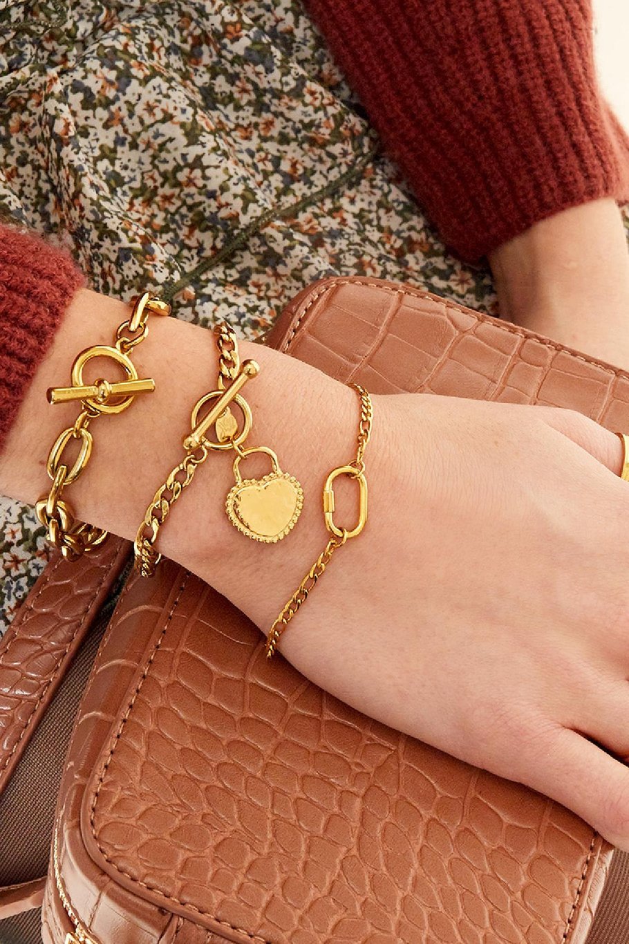 Pulsera Shelby Color dorado Acero inoxidable Imagen2